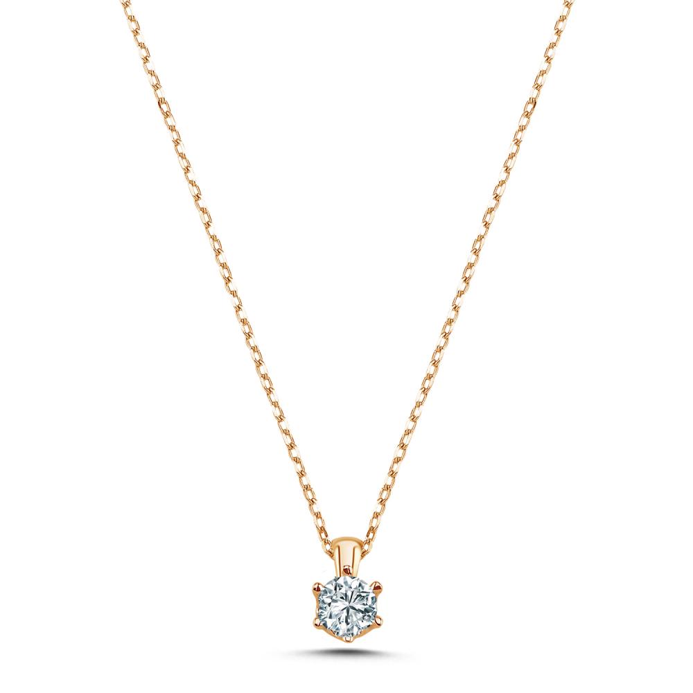 0.30 ct Pırlanta Tektaş Kolye