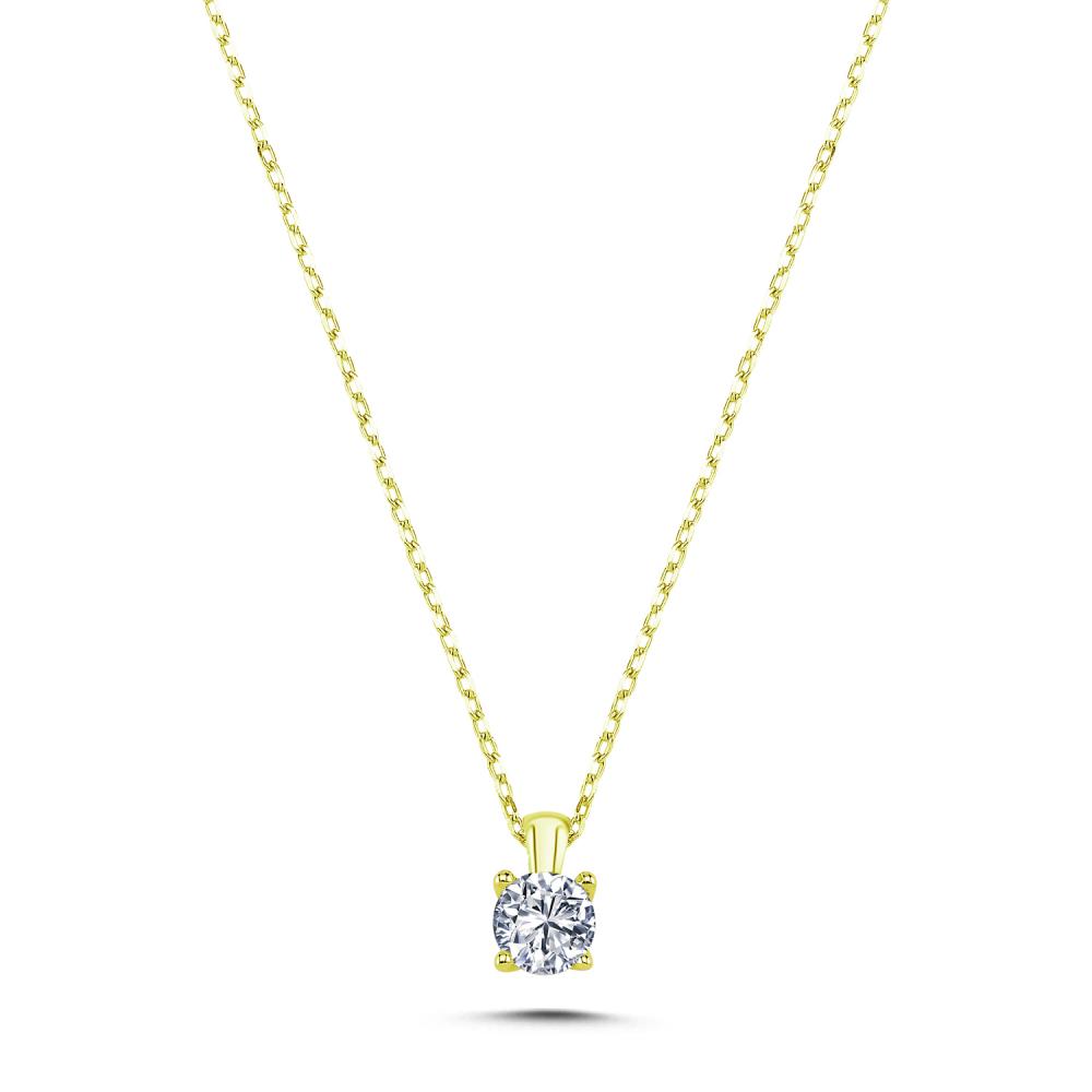 0.50 ct Pırlanta Tektaş Kolye